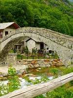 Valchiusella Piedmont Ital